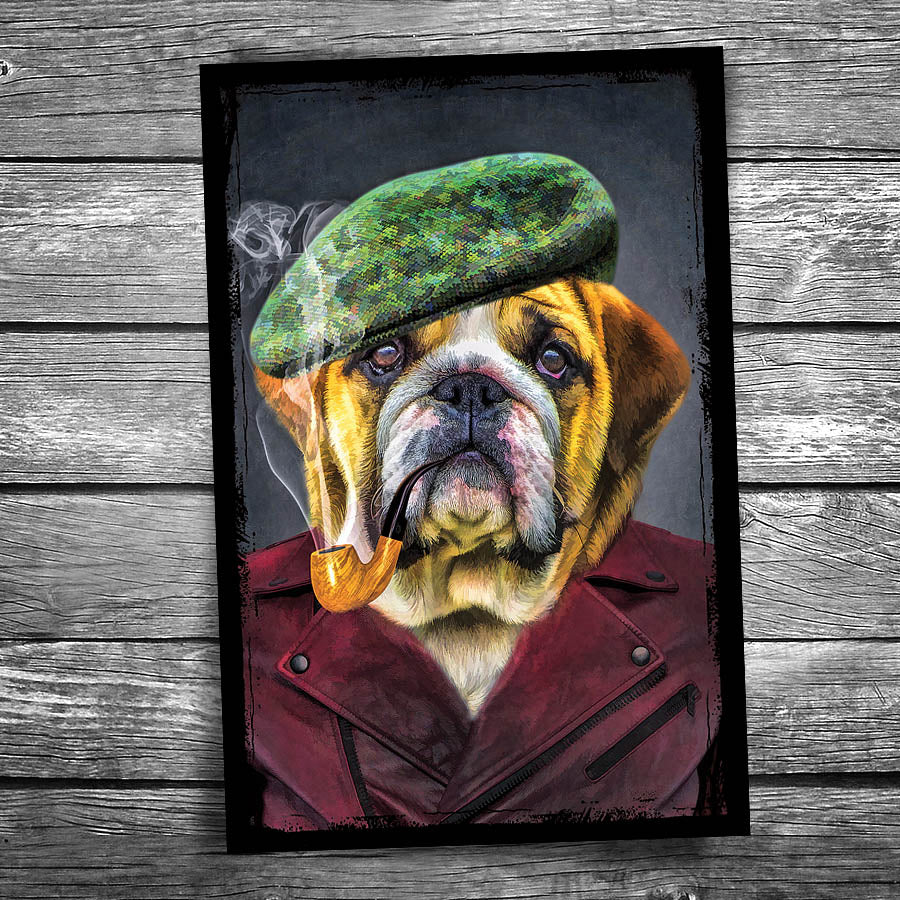 Boss Dog Postcard