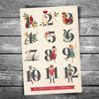 12 Days of Christmas Postcard