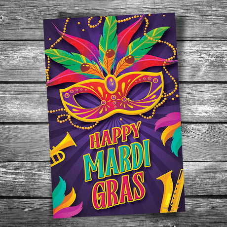 Mardi Gras Postcard