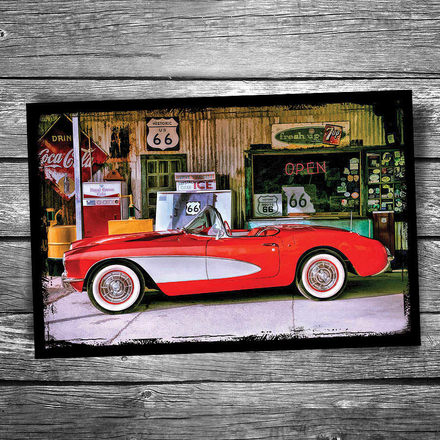 Chevrolet Corvette Postcard