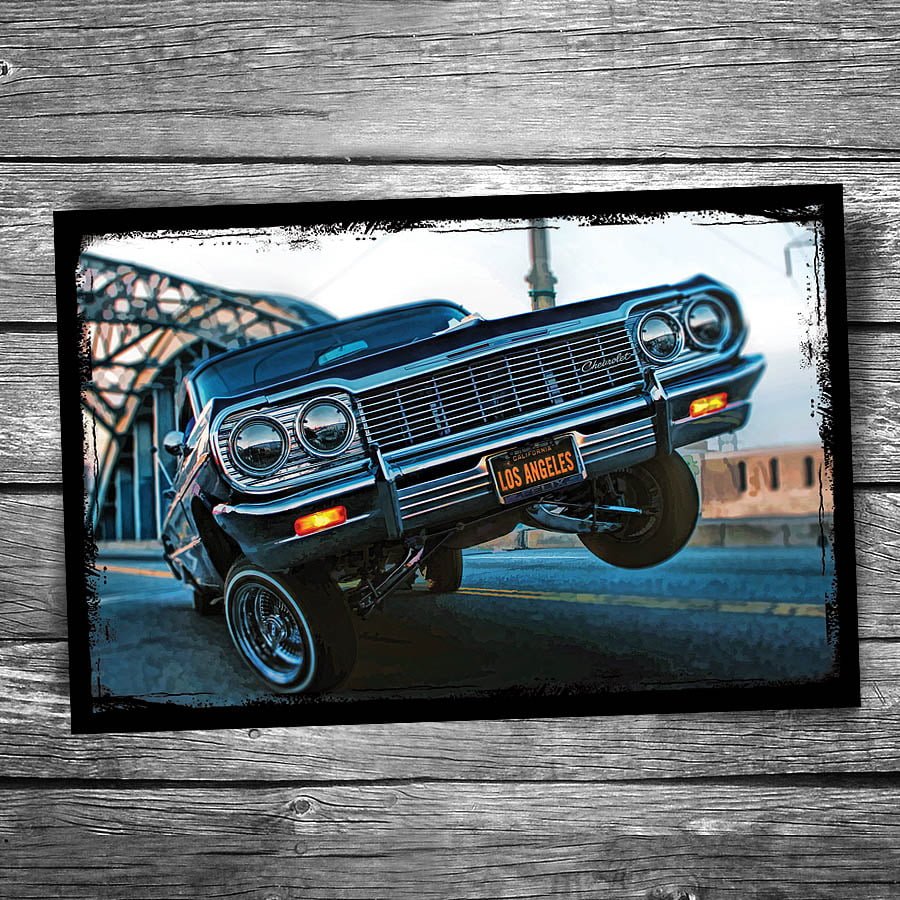 Chevrolet Lowrider Postcard