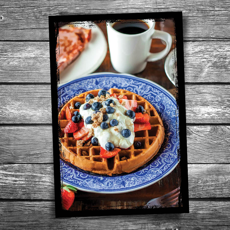 Waffles Postcard