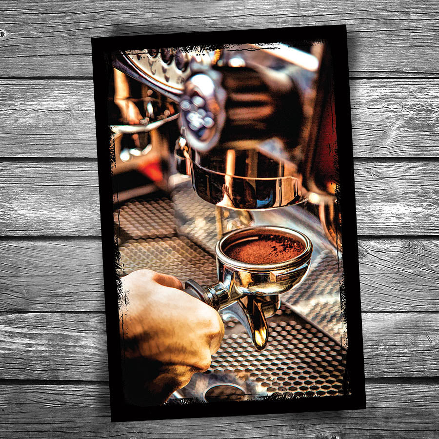 Making Coffee Postcard