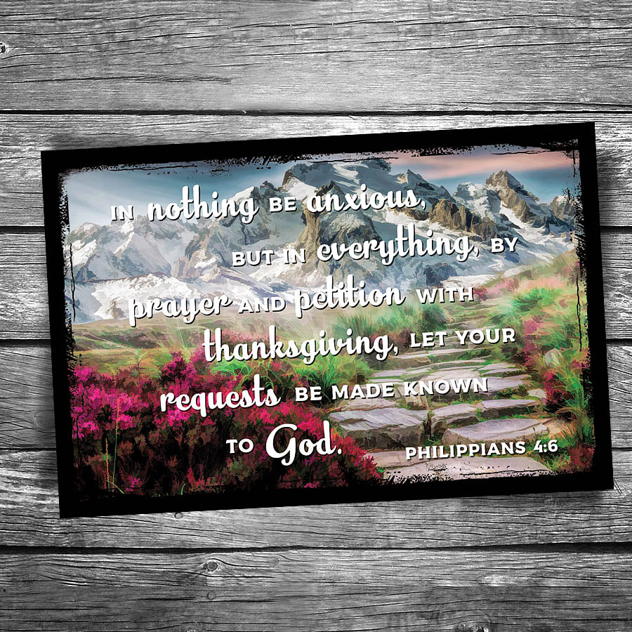 Anxious in Nothing Postcard