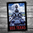 USS Texas Battleship Postcard