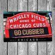 Wrigley Field Sign Postcard