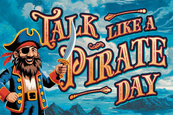 "Talk Like a Pirate Day", ye scallywags!