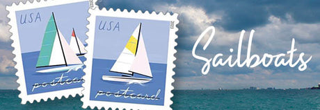 Sailboats Stamps