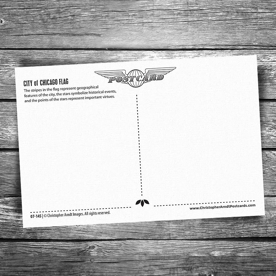 Chicago Flag Postcard