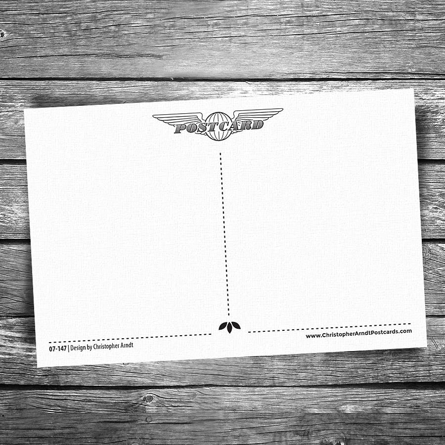 Places of Chicago Chalkboard Postcard