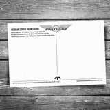 Detroit Michigan Central Train Station Postcard