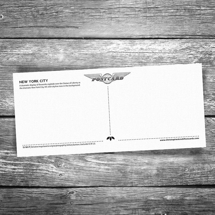 New York City Skyline Panorama Postcard