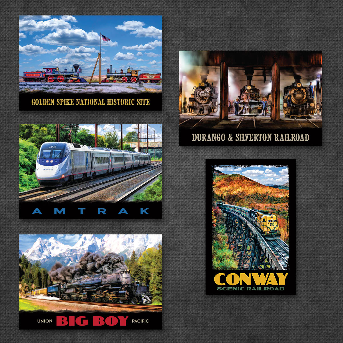 Train Postcards | Set of 8