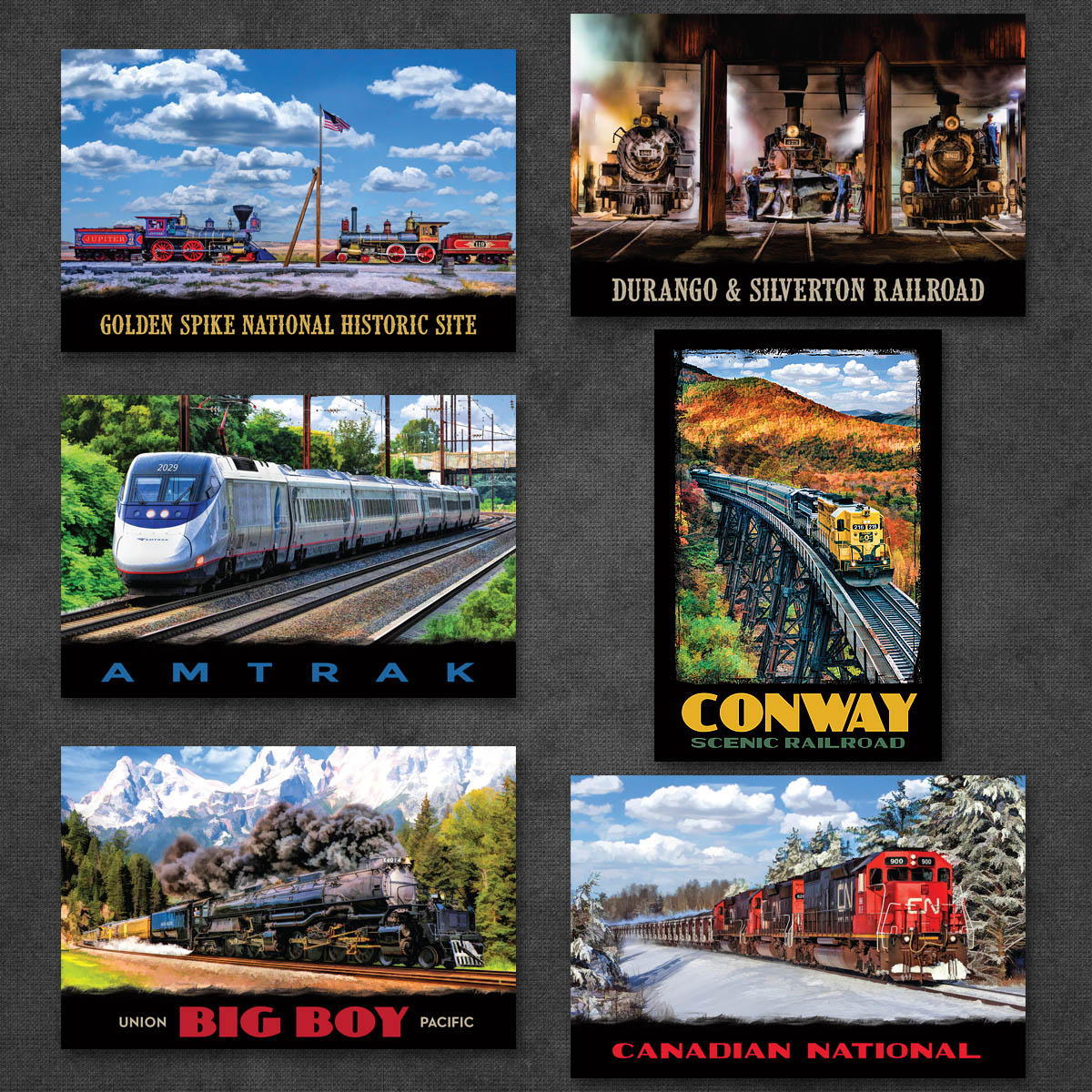 Train Postcards | Set of 12