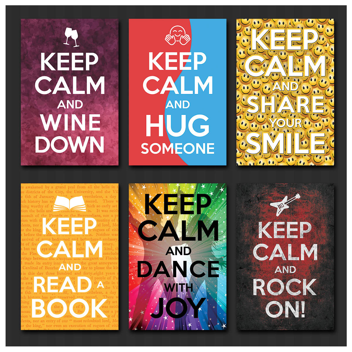 Keep Calm Postcards | Set of 12