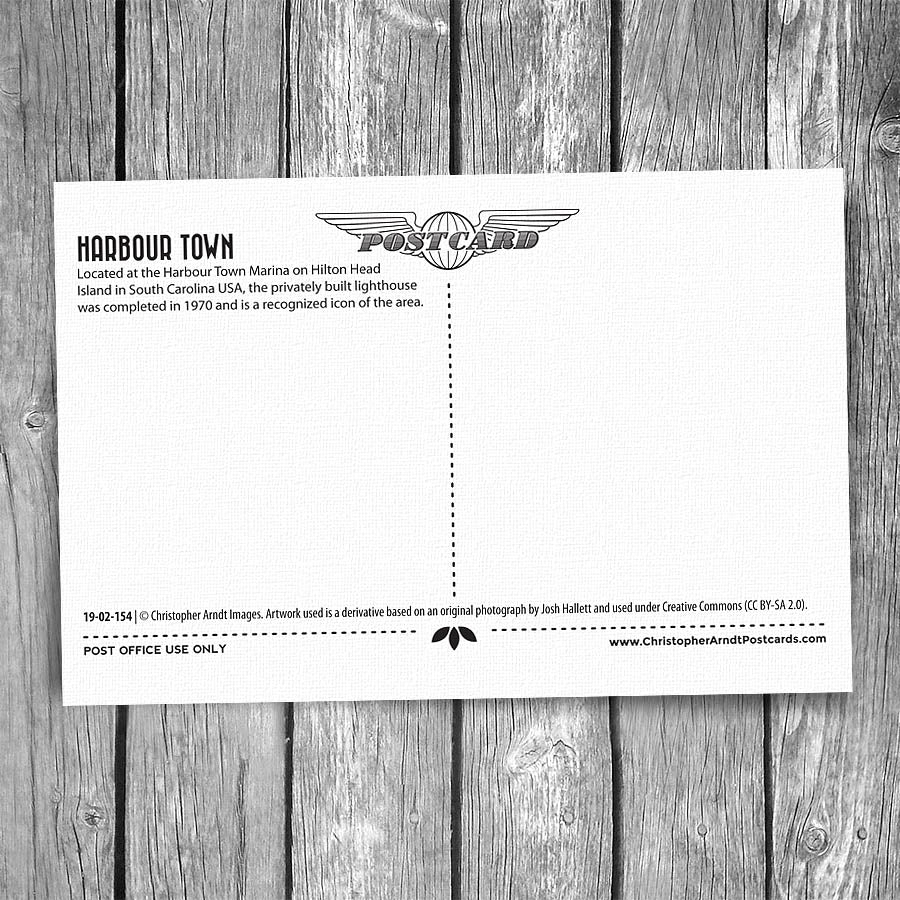 Harbour Town Lighthouse Postcard