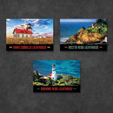 Pacific Coast Lighthouse Postcards | Set of 18