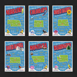 USA State Postcards | Set of 57