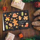 Gingerbread Cookies | Blank Greeting Card - SET of 4