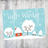 Hello Winter | 5x7 Blank Card