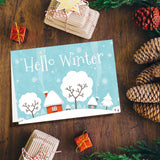 Hello Winter | 5x7 Blank Card