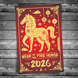 Lunar New Year 2026 Postcard