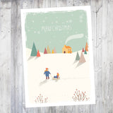 Countryside Christmas | 5x7 Blank Card