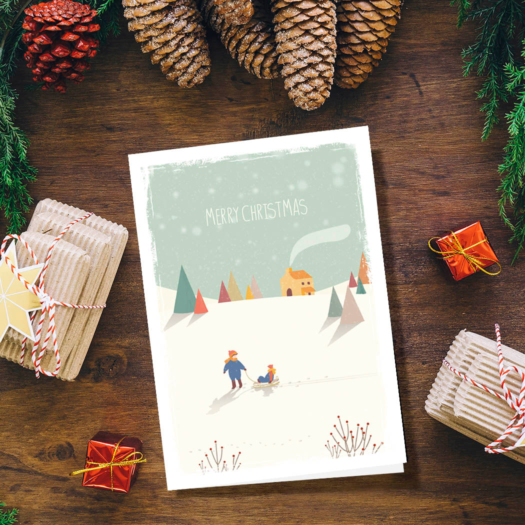 Countryside Christmas | 5x7 Blank Card