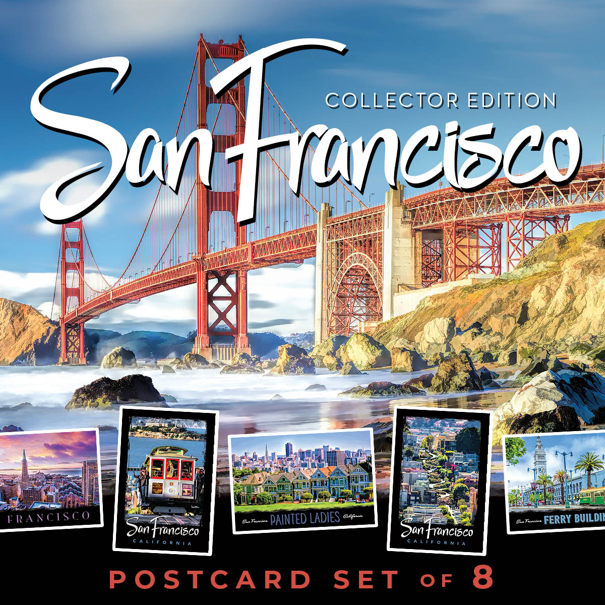 San Francisco Postcards | Set of 8