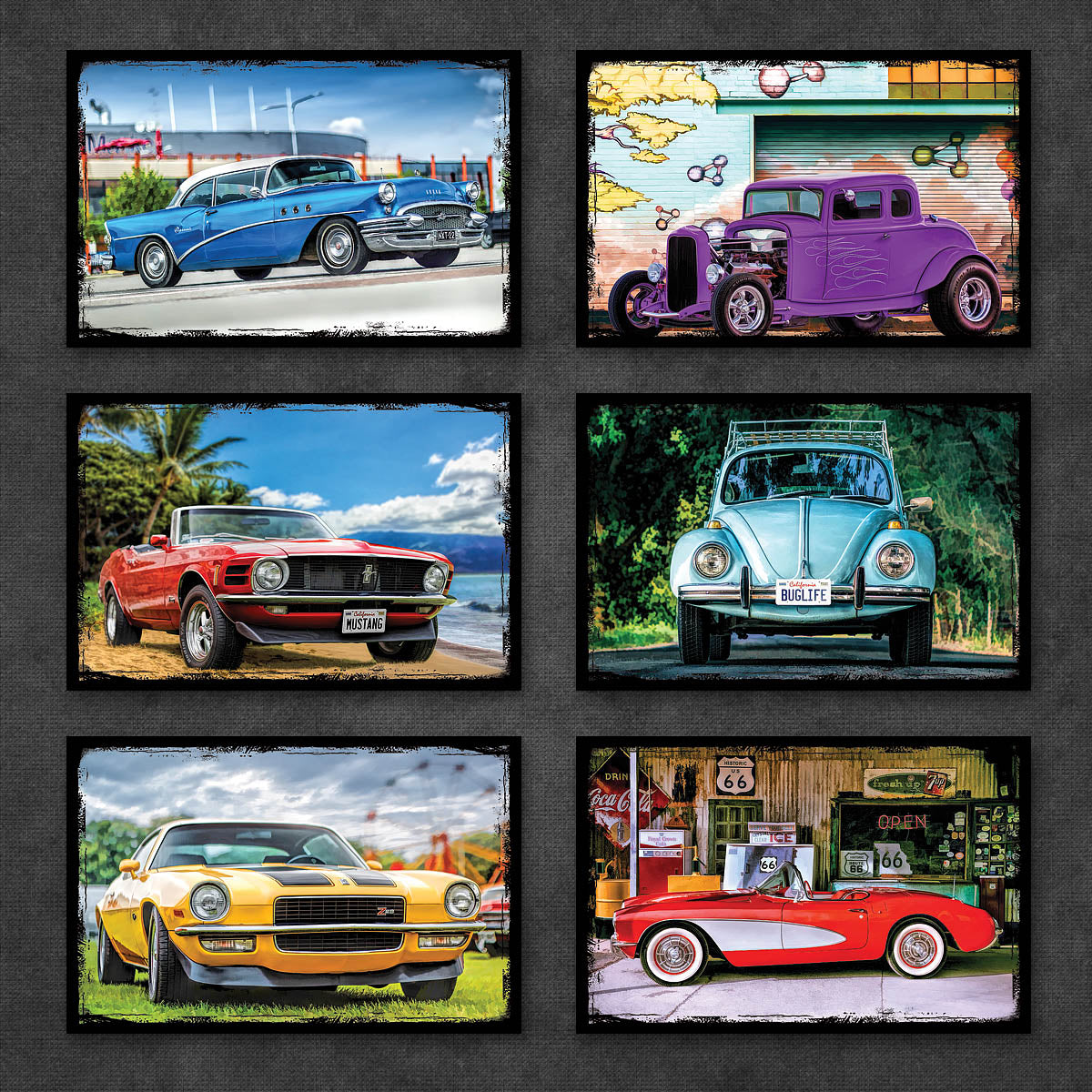 Classic Car Postcards | Set of 12