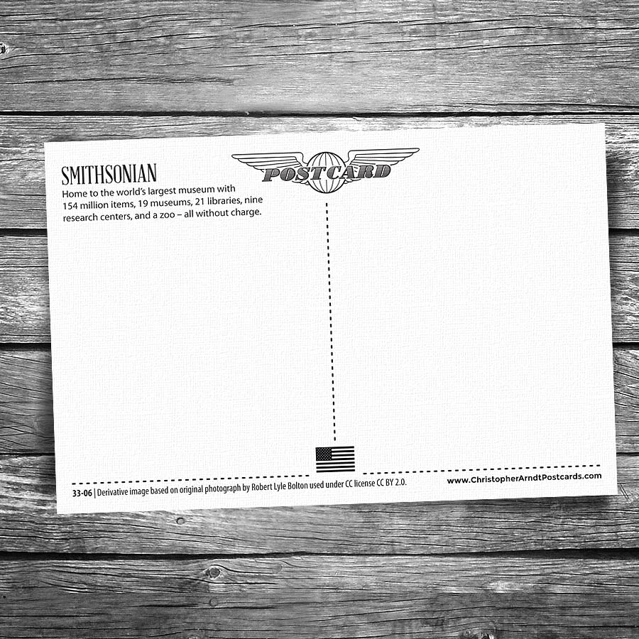 Smithsonian Castle Postcard