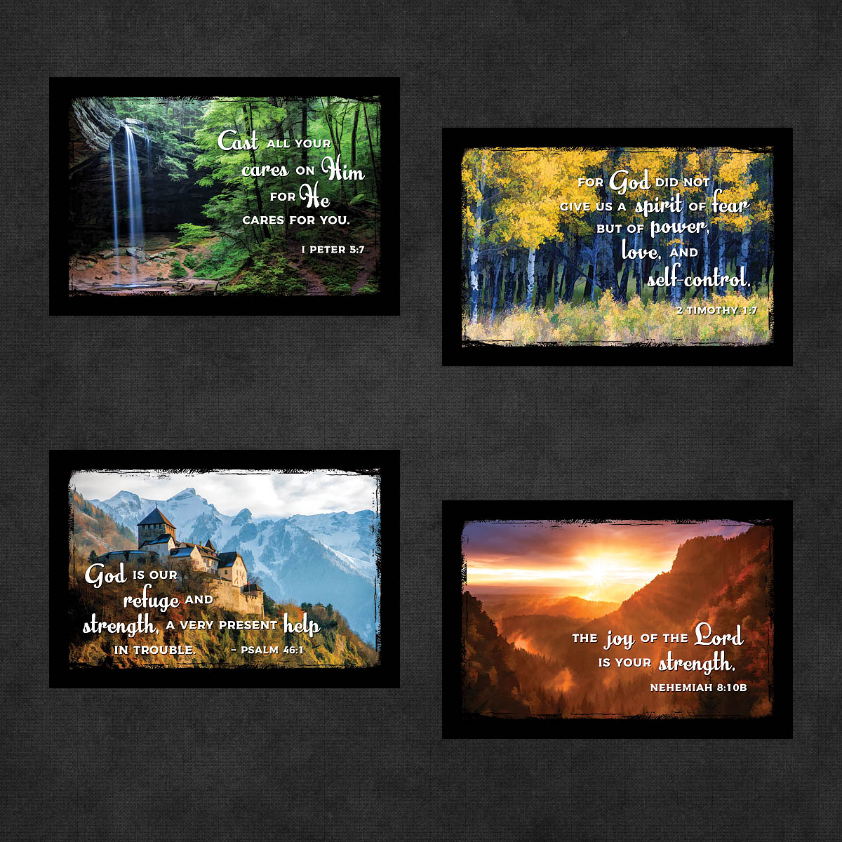 Bible Verse Postcards | Set of 8
