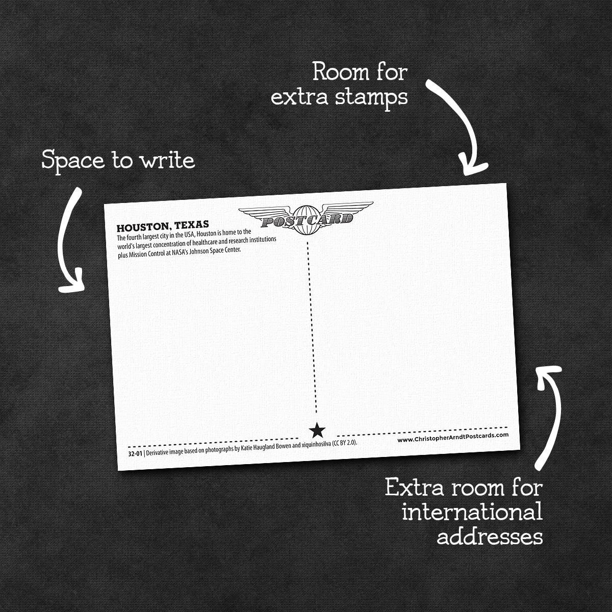 Houston Texas Postcards | Set of 12