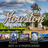 Houston Texas Postcards | Set of 6