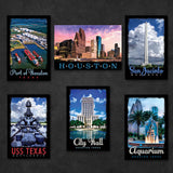 Houston Texas Postcards | Set of 12