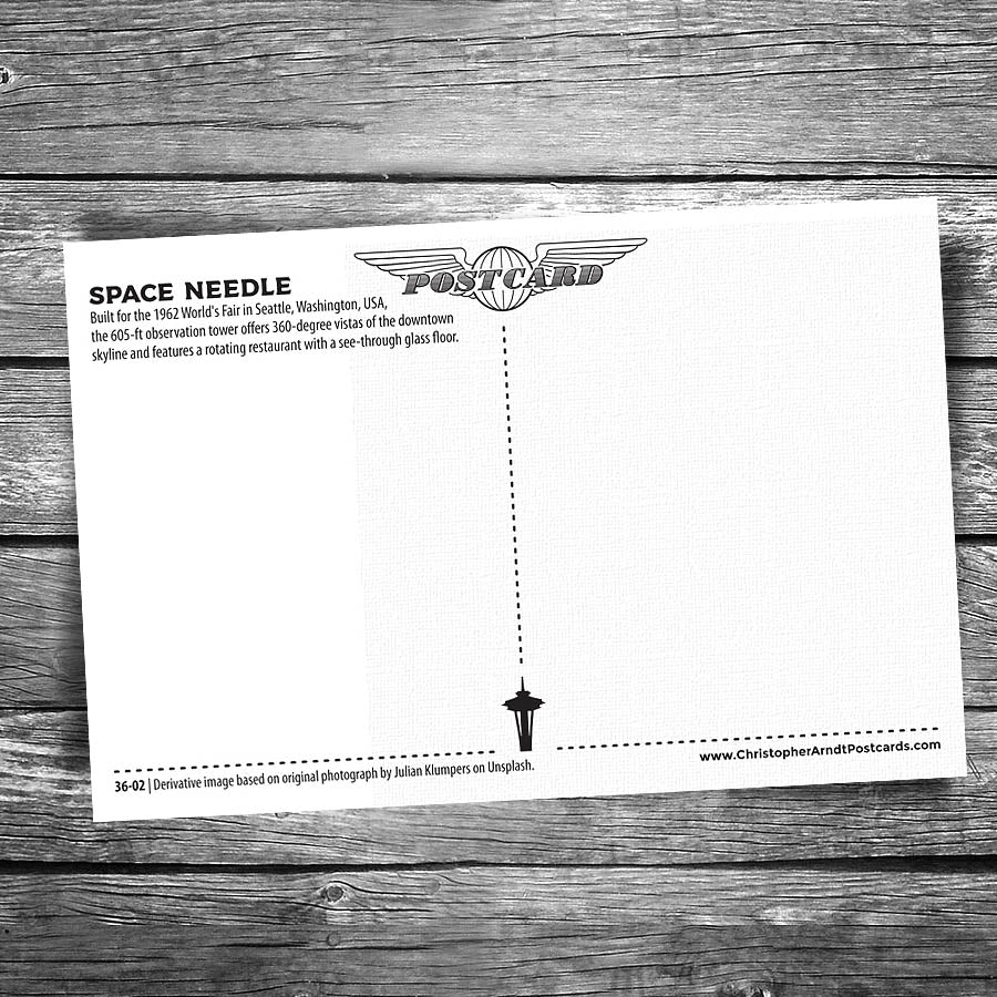 Seattle Space Needle Postcard