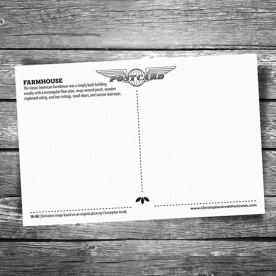 Farmhouse Postcard