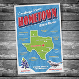 Custom Hometown Postcard | Set of 24