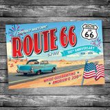 Route 66 100th and America 250th | 4x6 Postcard