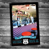 Route 66 Lucille's Roadhouse Diner Postcard - 100th Anniversary