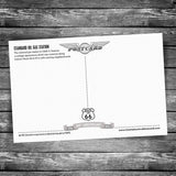 Route 66 Odell Standard Oil Station Postcard - 100th Anniversary