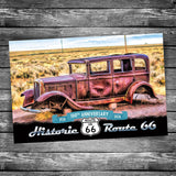 Route 66 1932 Studebaker Postcard - 100th Anniversary