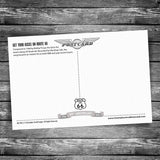 Get Your Kicks on Route 66 Map Postcard - 100th Anniversary