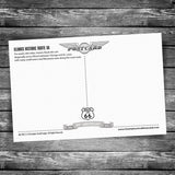 Greetings from Route 66 Illinois Map Postcard - 100th Anniversary