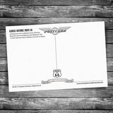 Greetings from Route 66 Kansas Map Postcard - 100th Anniversary
