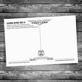 Greetings from Route 66 California Map Postcard - 100th Anniversary