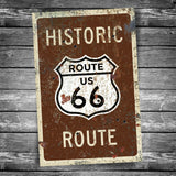 Route 66 Highway Sign Postcard