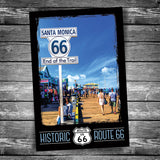 Route 66 Santa Monica Pier Postcard