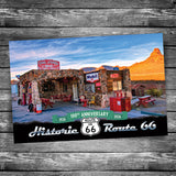 Route 66 Cool Springs Station Postcard - 100th Anniversary