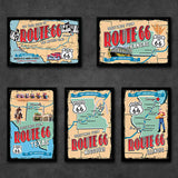 Route 66 State Map Postcards | Set of 9 | 100th Anniversary